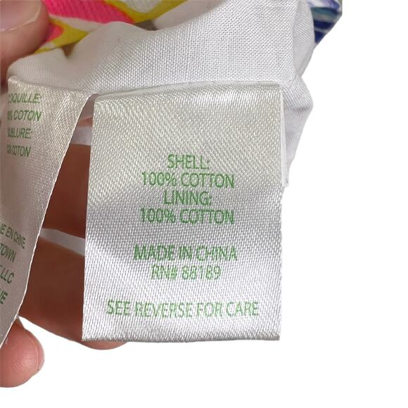 Lilly Pulitzer Mila Shift Dress Women's Pink Multicolor Shell Sleeveless Size 4 - Picture 10 of 10